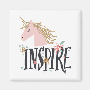Imán Inspirar  Mano de oro Unicorn
