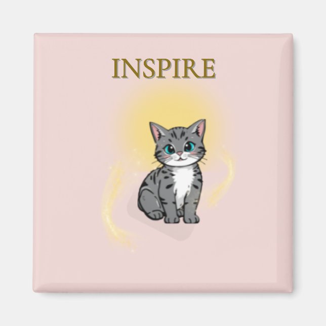 Imán Inspire Kitten Magnet (Frente)