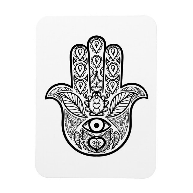 Imán Inspired Hamsa Hand (Vertical)