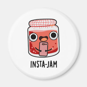 Imán Insta-jam Divertido jam Pun en los medios sociales