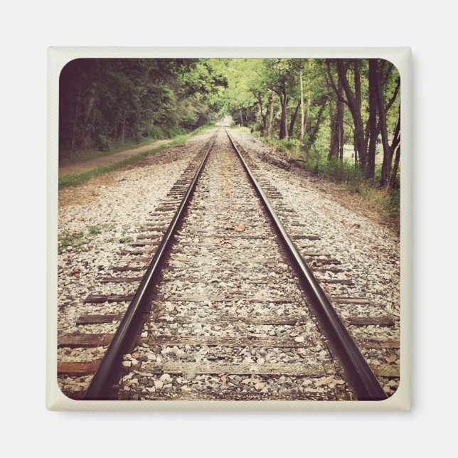 Imán Instagram Railroad Magnet (Frente)