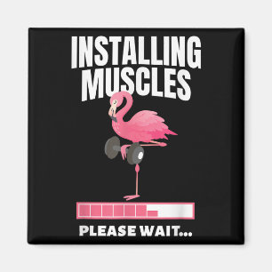 Imán Instalación De Músculos Flamingo Ejercicio De Fitn