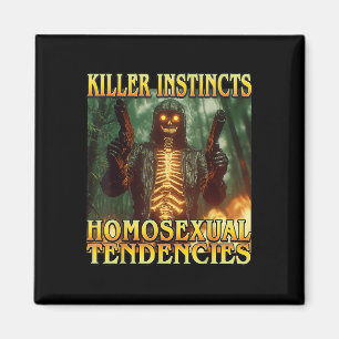 Imán Instintos asesinos Tendencias Homoual - Funny Skel