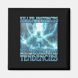 Imán Instintos asesinos Tendencias Homoual - Funny Skel
