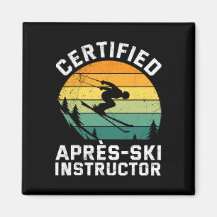 Imán Instructor de Apres-ski Certificado de Esquí Diver