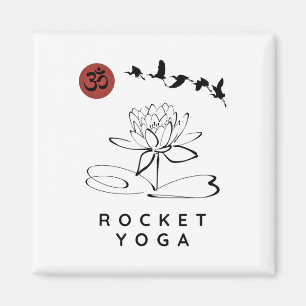 Imán Instructor de Rocket Yoga Diseño para Principiante