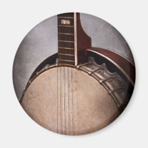Imán Instrumento - Cuerda - Un banjo típico
