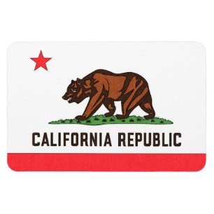 IMÁN INSTRUMENTO DE BANDERA CALIFORNIA