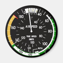 Imán Instrumento de vuelo del indicador de velocidad de