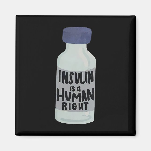 Imán Insulina Es Un Derecho Humano Diabetes Conciencia  (Frente)