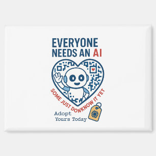 Imán Inteligencia Artificial Todos Necesitan IA