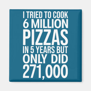 Imán Intenté cocinar 6 millones de pizzas en 5 años, so