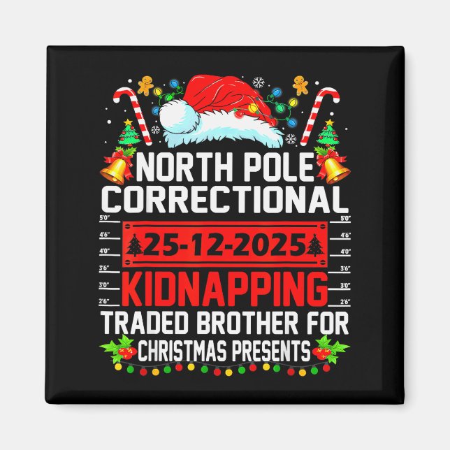 Imán Intercambio de secuestro de Navidad correccional d (Frente)
