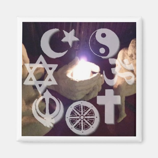 Imán Interfaith, Coexist Fire Magnet (Frente)