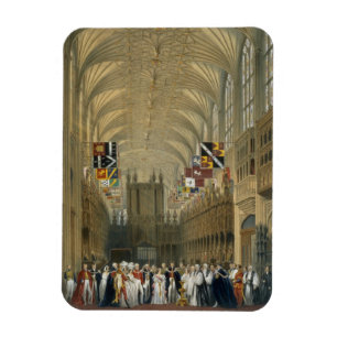 Imán Interior de la capilla de San Jorge, 1838 (litho