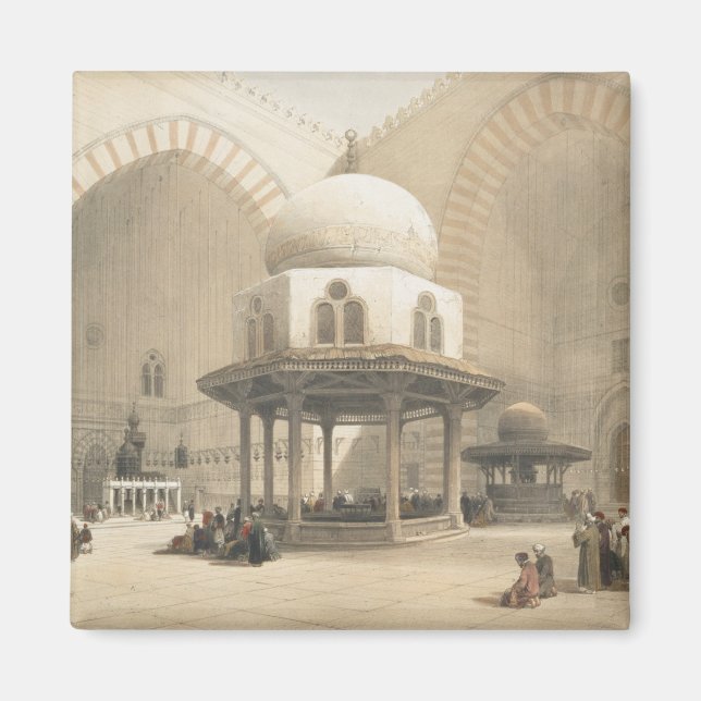 Imán Interior de la mezquita del Sultán El Ghoree, Ca (Frente)