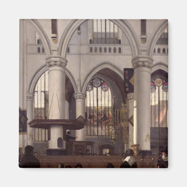 Imán Interior de Oude Kerk, Amsterdam, c.1660 (Frente)