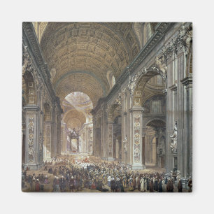 Imán Interior de San Pedro, Roma, 1867