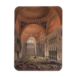 Imán Interior de Santa Sofía, Constantinopla, pub. 45,7