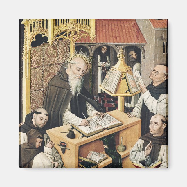 Imán Interior de un Scriptorium, Escuela de Segovia (Frente)