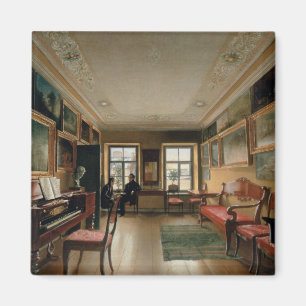 Imán Interior de una casa señorial, 1830s