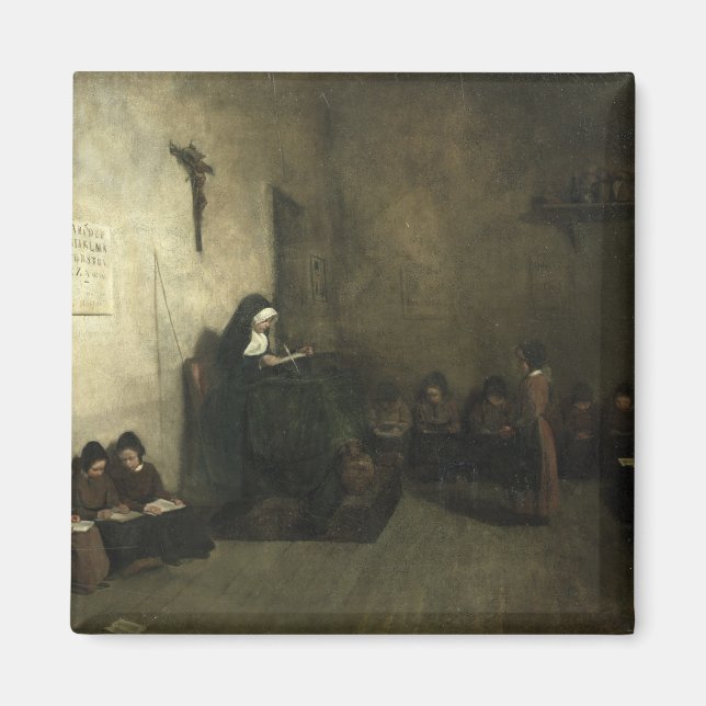 Imán Interior de una escuela para Chicas huérfanos, 185 (Frente)