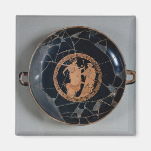 Imán Interior de una rojo-figura taza del ático