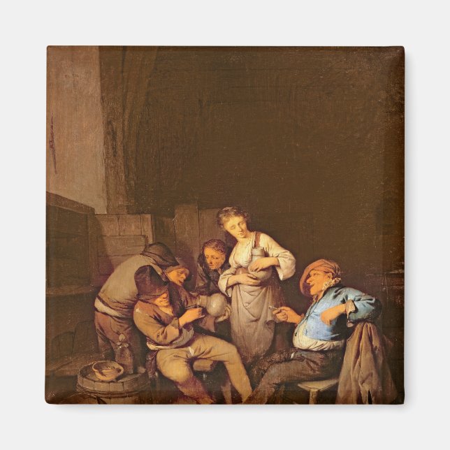 Imán Interior de una taberna holandesa (Frente)