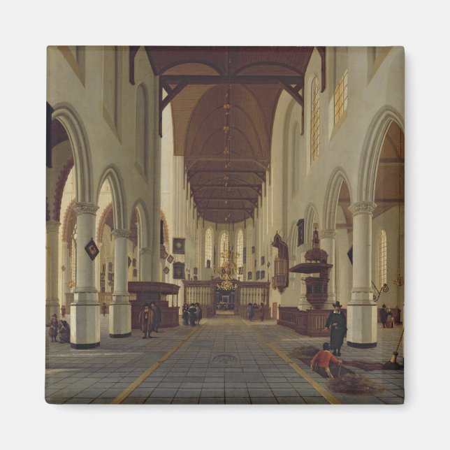 Imán Interior del Oude Kerk, Delft, c.1660-70 (Frente)