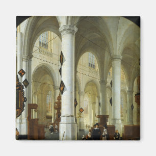 Imán Interior del Oude Kerk en Delft