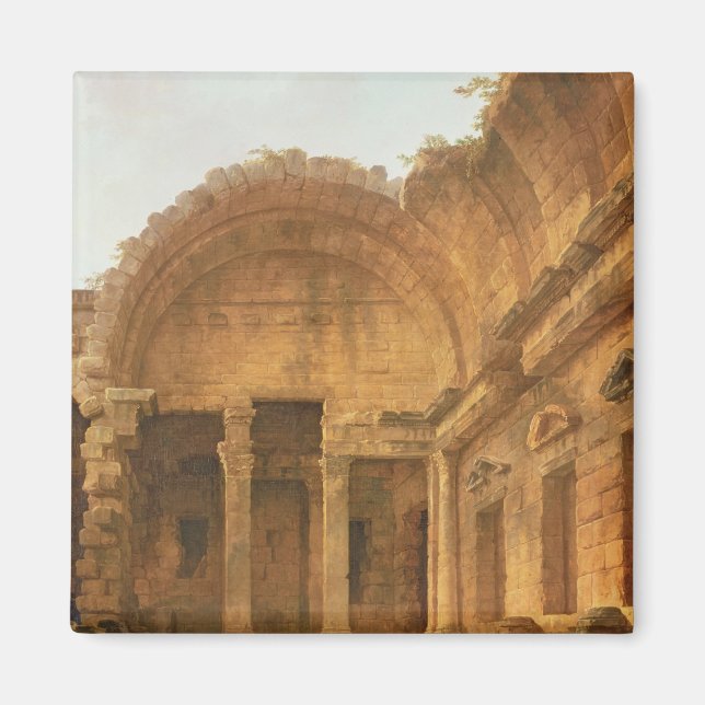 Imán Interior del Templo de Diana en Nimes, 1787 (Frente)