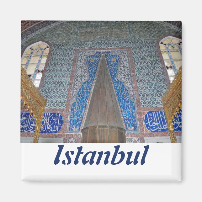 Imán interiores del palacio de topkapi Magnet (Frente)