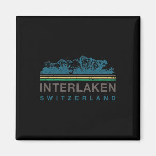 Imán Interlaken Suiza Escalada en Montañas Suizas Ret
