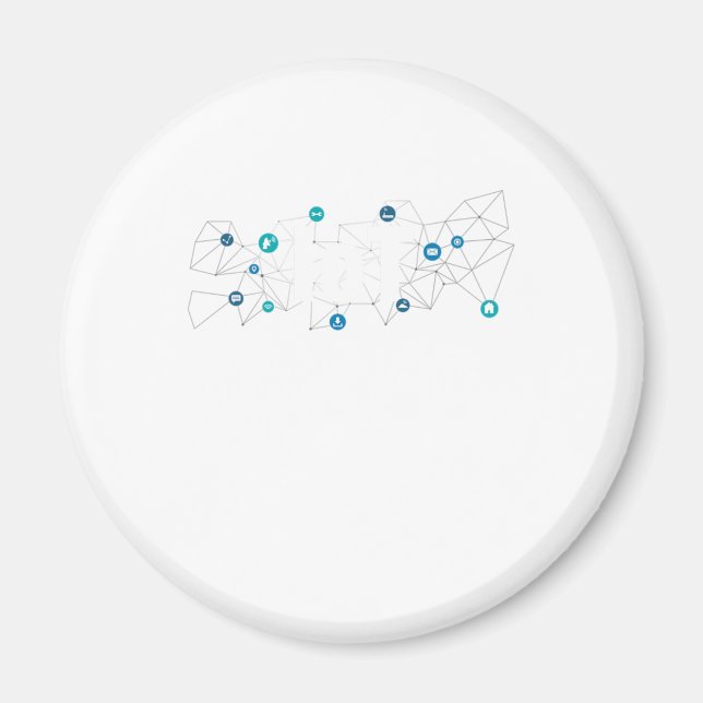 Imán Internet IOT De Cosas Un Regalo Inteligente De Apr (Frente)