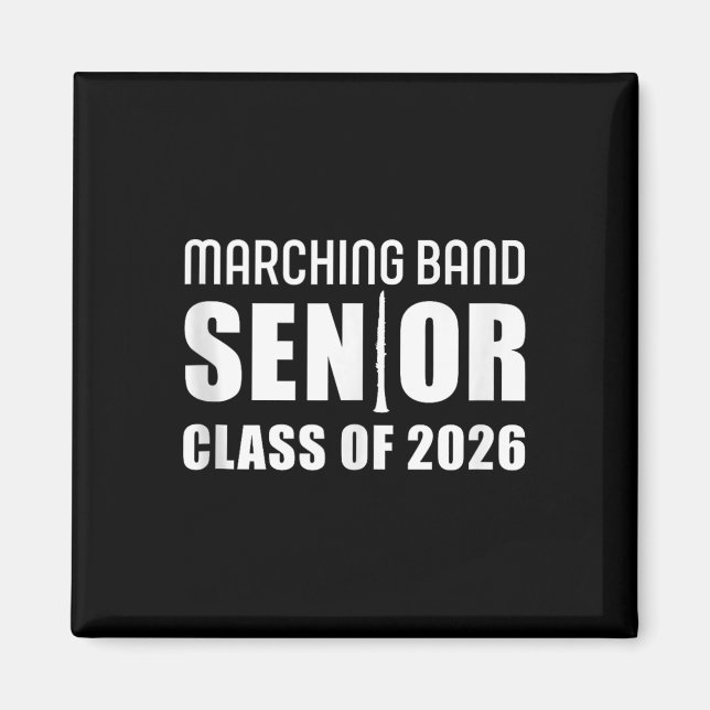 Imán Intérprete de clarinete sénior 2026 Cl de la banda (Frente)