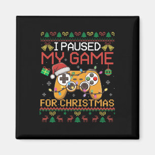 Imán Interrumpir Mi Juego Navidades Gamer Xmas Controla