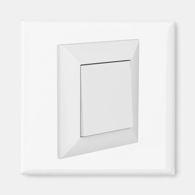 Imán Interruptor de luz blanca (Frente)