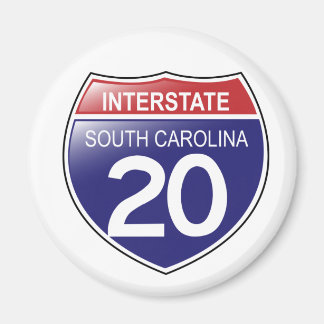 Imán Interstate 20 South Carolina Magnet