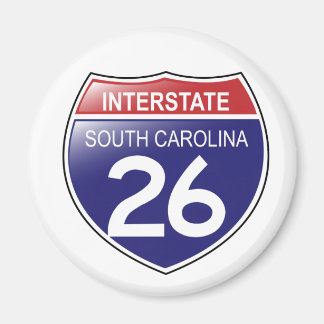 Imán Interstate 26 South Carolina Magnet