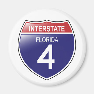 Imán Interstate 4 Florida Magnet