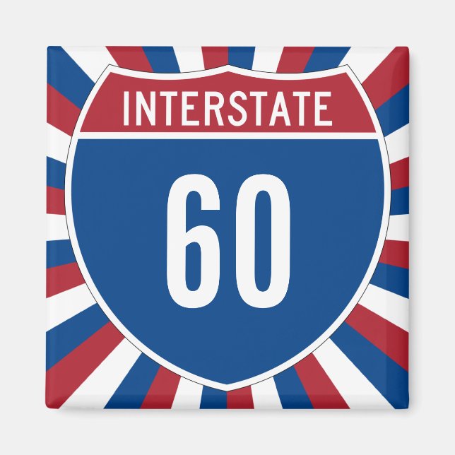 Imán Interstate 60 (Frente)