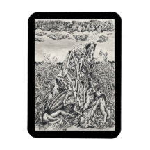 Intimidación, dibujo de tinta Flexible