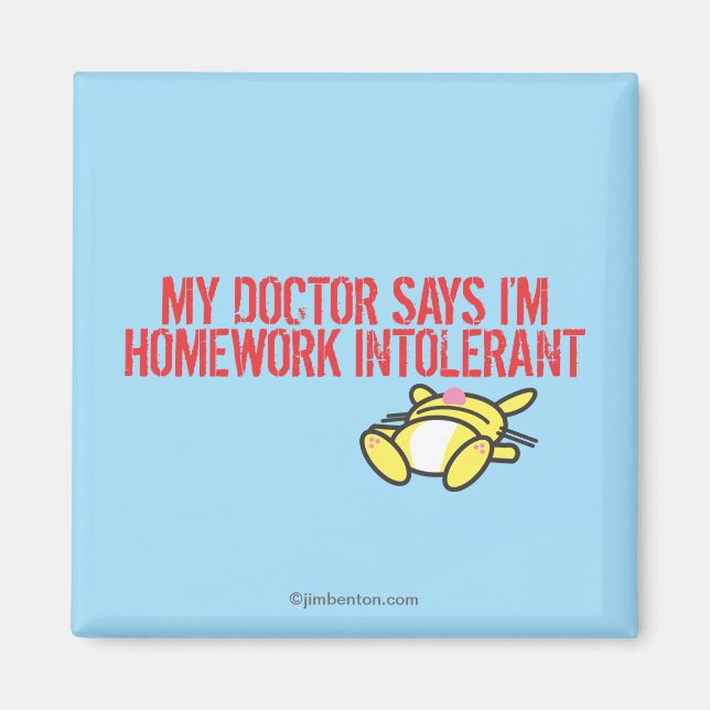 Imán Intollerant Homework (Frente)