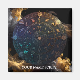 Imán Intrincado Arte y Decoración de Astrología en Disc
