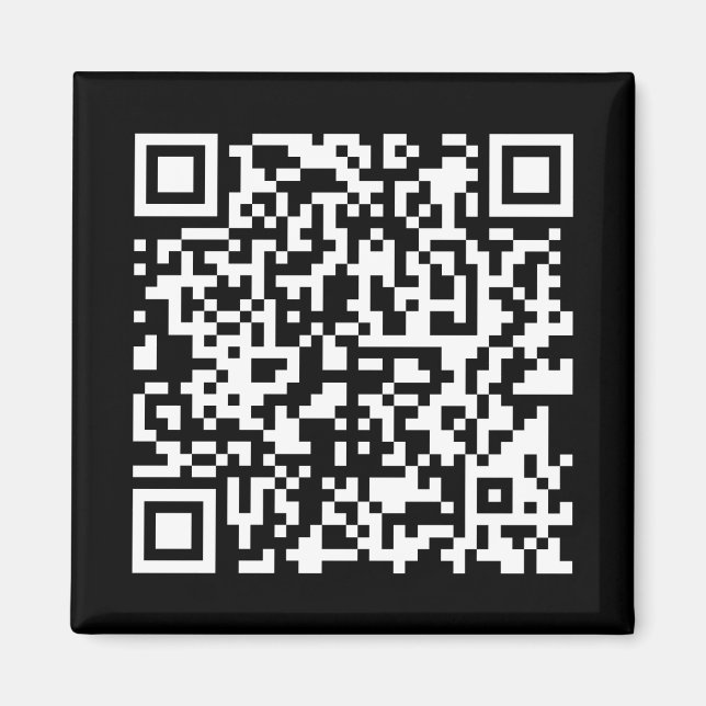 Imán Introducir URL y crear código QR explorable | Blan (Frente)