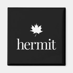Imán Introvertido de hoja de arce - ermitaño de la natu