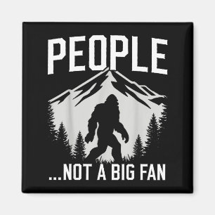 Imán Introvertido Divertido Personas de Bigfoot No Soy