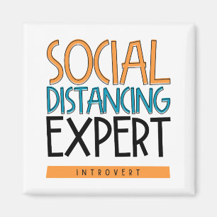 Imán Introvertido experto de distancias sociales