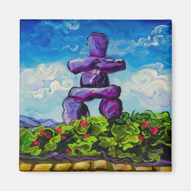 Imán Inukshuk (Frente)