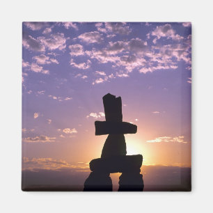 Imán Inukshuk Territorios del Noroeste, Canadá